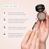 WunderBrow Soft Brow Define & Fill Powder Duo Brunette with Dual Brush view 5