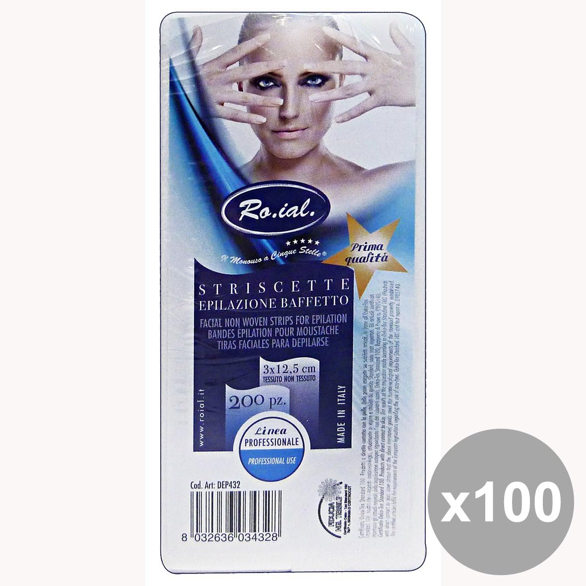 Ro.Ial Strisce Depilatorie Pack of 12 x 5000 g
