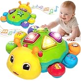 Baby Toys for 12 Months, Musical Crawling Infant Toys with Lights Sounds | Early Learning Educational Toys, Tummy Time Development Toys, Christmas Birthday Gifts for Boys Girls 12-18 Months