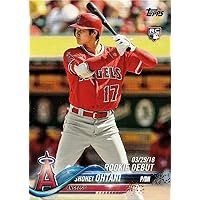 2018 Topps Update Baseball #US285 Shohei Ohtani Rookie Debut Card