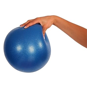 Mvs - Pelota de 17 - 19 cm, suave + 2 tapones + pajita, pilates ...