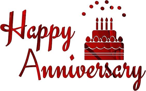 Buy Sudarshan Sticker Happy Anniversary 