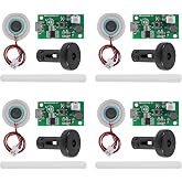 DWEII 4Pcs USB Humidifier Module USB Spray Module Circuit Board Atomization Module 5V Atomization Plate Circuit Board Atomization Module Atomizer DIY Incubation Experimental Equipment