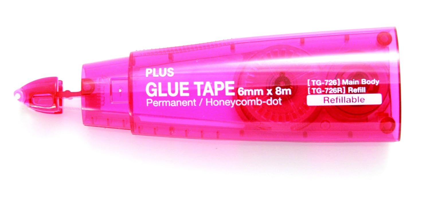 PLUS TG720 Series Glue Tape Refill, 6mm 10Pack (TG726R) Office Products