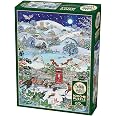 Cobble Hill 1000 Piece Puzzle - 'Mystic Falls In Winter' By Mark Keathley, Includes Reference Poster - View #2