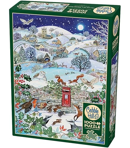 Amazon.com: Cobble Hill 500 Piece Puzzle - Winter Woodland