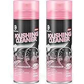 DONKEYPRO Car Interior Cleaner, Polishing Cleaner Detailer Spray for Vehicle Detailing, 450ml Aerosol 15 fl oz with Iron Can (2-Pack)