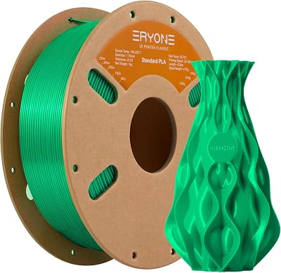 ERYONE PLA Filament 1.75mm Green 1kg 3D Printer Dimensional Accuracy +/-0.03mm