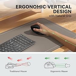 iClever Ergonomic Mouse, WM101 Vertical Wireless