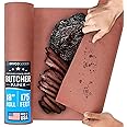 Bryco Goods Pink Kraft Butcher Paper Roll - 18 Inch x 175 Feet (2100 Inch) - Food Grade Peach Wrapping Paper for Smoking Meat