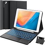 GreenLaw iPad 9.7 inch Case with Keyboard, iPad 6th Gen (2018), iPad 5th Gen (2017), iPad Air 2 (2014), 7 Color Backlit, Supp
