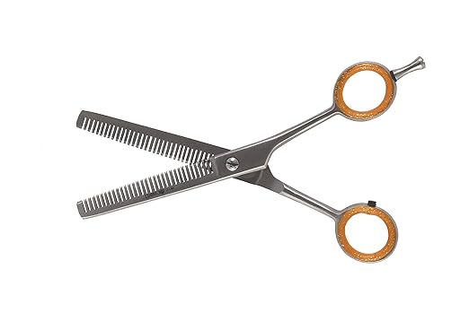 Quake Scissors for Hair Cutting Thinning Professional Salon Barber DOUBLE THINNING SCISSORS SHEARS Stain less Steel Men Women