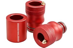 EVRBUL Upgraded 30mm & 39mm Wheel Bearing Grease Tool, UTV ATV Front Rear Wheel Bearing Greaser with Storage Tube Compatible 