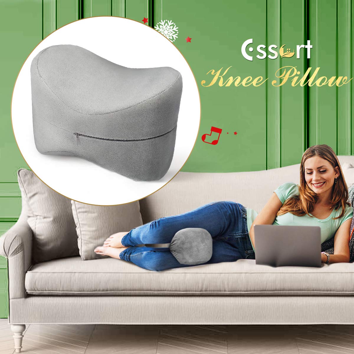 Almohada para piernas