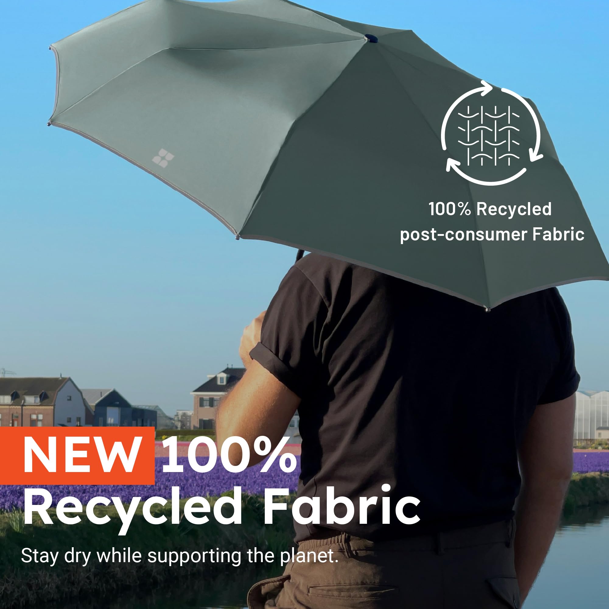 Weatherman Umbrella - Premium Small Compact Mini Umbrellas for Traveling - Windproof Umbrellaas Resists Up to 45 MPH Winds - Traveling Umbrellasa for Rain, Wind, Purse, Pocket, Backpack, Car - Portable Travel Umbrellas Easy Auto Open Close w/ Strong Fiberglass Frame
