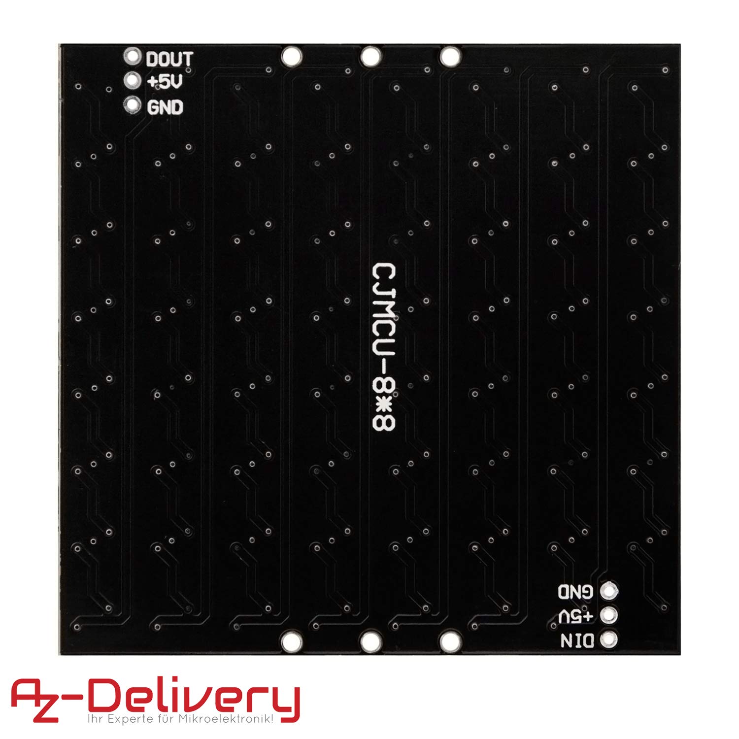 AZDelivery 5 x U-64 LED Matrix Panel WS2812B 8 x 8 Module compatible with Arduino and Raspberry Pi including eBook - Image 4