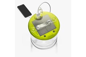 MPOWERD Luci Pro Series: Rechargeable Solar Inflatable LED Lantern + Charger, up to100 hrs and 360 Lumens, Waterproof, Camping, Backpacking, Emergencies