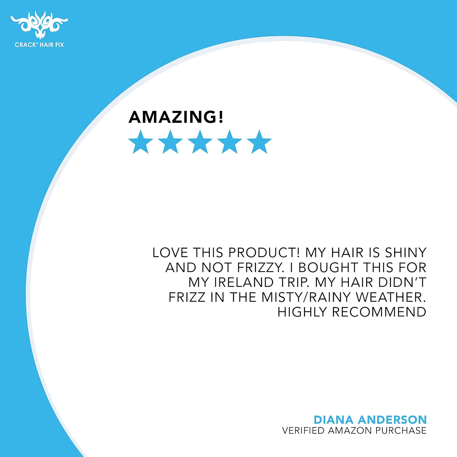 CRACK HAIR FIX Styling Creme - Multi-Tasking, Anti-Frizz, Leave-In Styling Aid With Protection from Humidity, Chlorine, Heat Treatments & Sun ( 2.5 Oz / 75 Milliliter ): Beauty