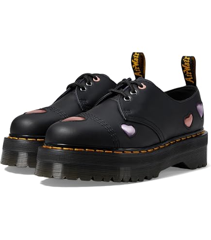 Amazon.com | Dr. Martens Unisex 1461 Quad II Pisa Leather Platform