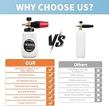 GALAXYER Snow Foam Cannon 1000ml Adjustable Nozzle 1000-3000 PSI 1/4" Quick view 6