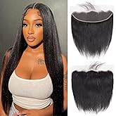 13x4 Lace Frontal Closure Straight Ear to Ear HD Lace Frontal Pre Plucked 8 Inch Brazilian Virgin Human Hair Frontals Free Pa