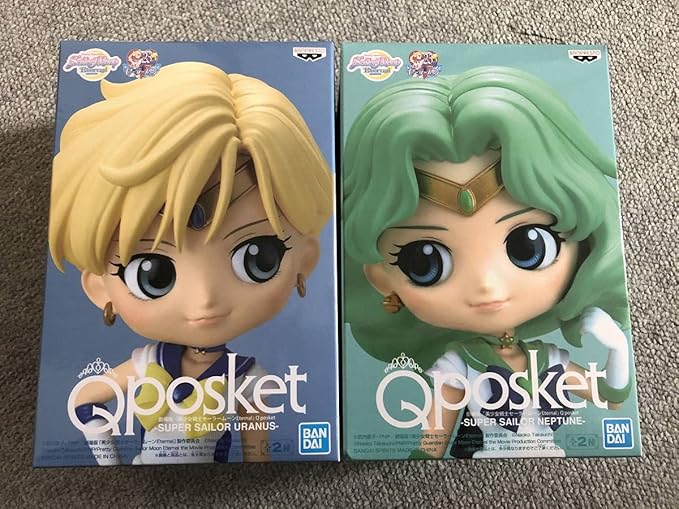 Amazon Qposket 美少女戦士セーラームーン Eternal Q Posket Super Sailor Uranus Neptune 2種セット B フィギュア ウラヌス ネプチューン フィギュア ドール 通販