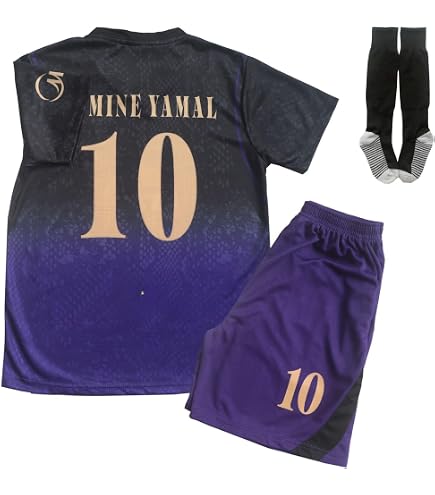 Amazon.com: SWEET BEES Erling #9 Kids Soccer Jersey Kit with