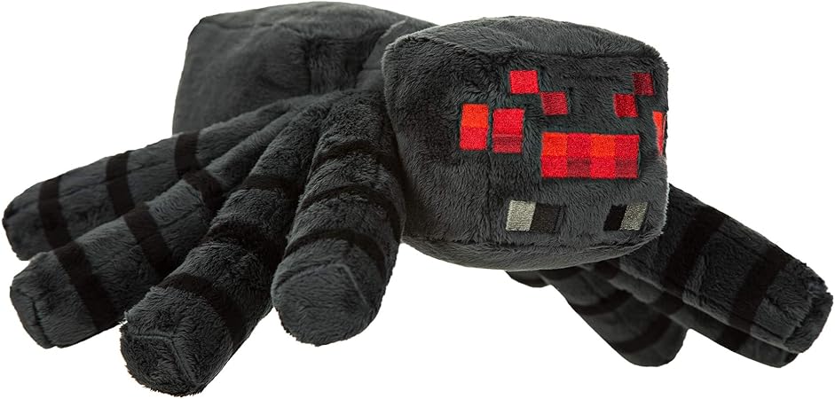 Amazon Minecraft マインクラフト大きなぬいぐるみスパイダー 並行輸入品 ぬいぐるみ おもちゃ
