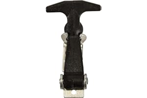 Buyers Products WJ195 Truck and Trailer Rubber Hood Latch,Black