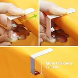 Blooven Tablecloth Clips 8 Pack Stainless Steel Table Clamp 1-3 cm Thick view 3