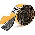 Pipe Insulation, Foam Pipe Insulation Tape, Pipe Insulation Wrap, Pipe Wrap, Outdoor Water Pipe Insulation, Heat Tape for Water Pipes, AC Line Insulation, 2in x 15ft, Black