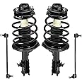 Front Struts Assembly & Sway Bar Links for 1997-2001 Toyota Camry(3L), Lexus ES300; 99-03 Solara, Avalon; Shock Absorber w/Coil Spring Replace 271679 271678 4PCS