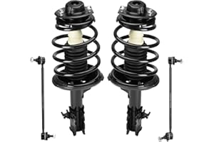 AEAGLE Front Struts Assembly & Sway Bar Links for 1997-2001 Toyota Camry(3L), Lexus ES300; 99-03 Solara, Avalon; Shock Absorber w/Coil Spring Replace 271679 271678 4PCS