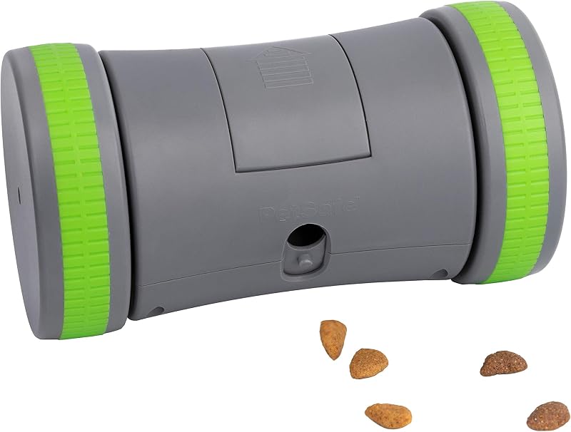 Kibble Chase - Dispensador de Comida e Petiscos para Cães, Brinquedo Interativo Inteligente para Cães, Funcionado a Pilhas, Resistente