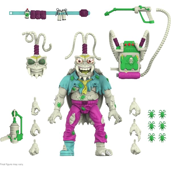 Super7 Teenage Mutant Ninja Turtles Muckman & Joe Eyeball (Glow