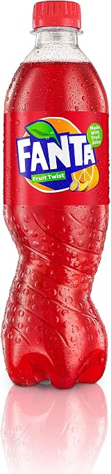 Fanta Fruit Twist Soft Drink Bottles 12 x 500 mL Brand New Sealed