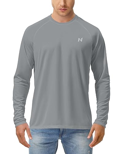 Sporti Men's Long-Sleeve Sun Shirt, Quick-Drying, Moisture-Wicking