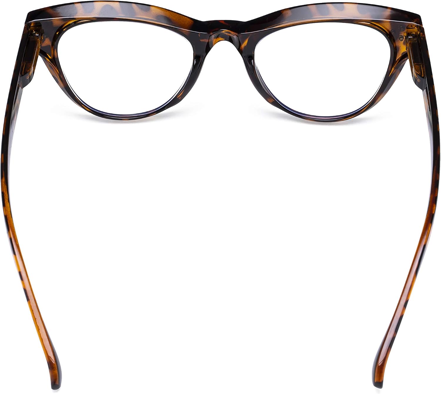 Eyekepper Large Cateye Design Reading Glasses Oversized Readers for Women Reading - Tortoise +4.00 - Image 5