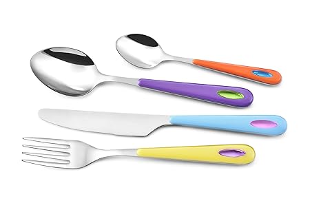 La Table dAlbert 629003 Gourmand - Cubertería de 24 piezas (acero inoxidable)