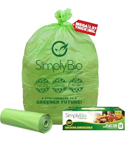 Bolsas Basura SUPERBIO Bolsas De Basura Compostables De