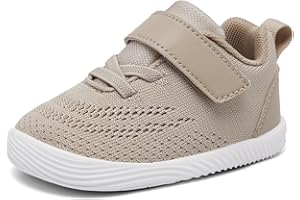 MORENDL Toddler Sneakers Baby Boys & Girls Barefoot Shoes Lightweight Breathable Walking Running Tennis Athletic Sport Shoes