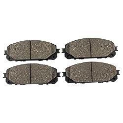 TRQ Front Brake Pads Ceramic Compatible with