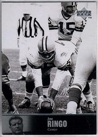 Amazon Com Football Nfl 1997 Upper Deck Legends 16 Jim Ringo Packers Collectibles Fine Art