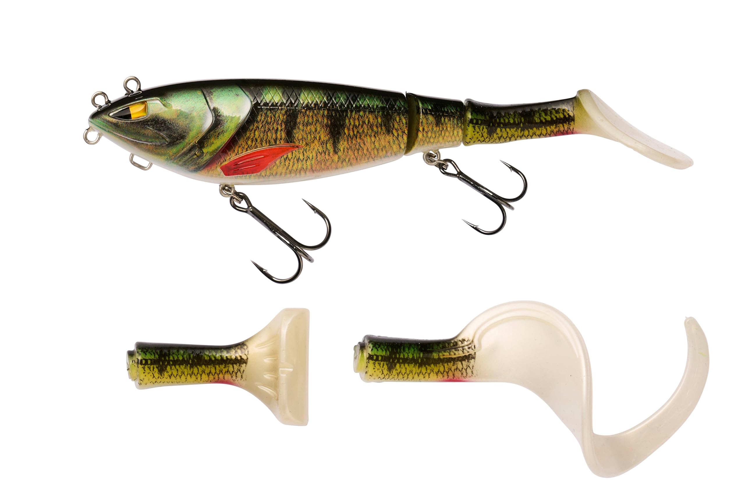 Berkley Zilla Tailswinger, Fishing Hook, Hard Lure, the First Jointed Tailbait on the Market With Amazing Swimming Action and Huge Versatility, PredatorFishing, Pike, Unisex, Perch, 56g | 140mm