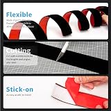 Art3d Self Adhesive Vinyl Floor Transition Strip 4 ft Black 1.57in view 6