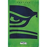 NFL Seattle Seahawks - Logo 25 Wall Poster, 34L" x 22.4W", Premium Unframed Version
