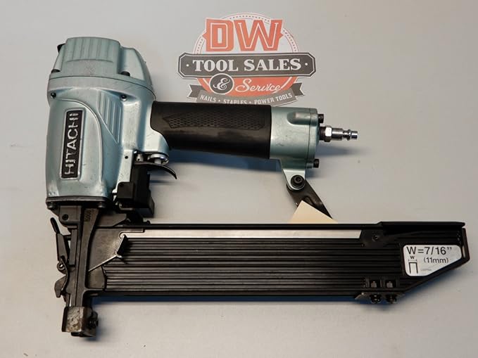 Hitachi N5008AC2 7/16" Standard Crown Stapler, 16 Gauge