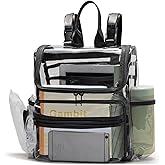MOMINSIDE Diaper Bag Backpack Small Diaper Bag,Mini Diaper Bag, Clear Bag for Stadium Events Small Clear Bag 12x6x12 for Girls Boys Moms Dads Adult Concert Sports Bag