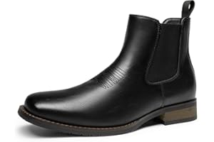 Bruno Marc Men's Chelsea Boots Casual Cowboy Boots Western Ankle Boots