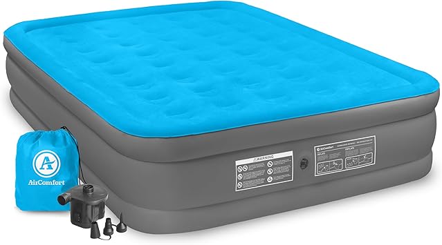 Amazon Com Air Comfort Camp Mate Queen Size Raised Air Mattress